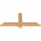 Ekena Millwork Eugene Smooth Timber Gable Bracket, Western Red Cedar, 36"W x 16"H x 1 1/2"D x 3 1/2"F, 11/12 Pitch GBW036X16X0204EUG00SWR - alternate 4